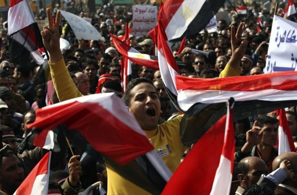 Na trgu Tahrir je po odstopu Mubaraka zavladalo nepopisno veselje.