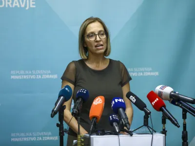  Valentina Prevolnik Rupel kandidatka za ministrico za zdravje03.10.2023 - izjava državne sekretarke Valentine Prevolnik Rupel Foto: Luka Cjuha