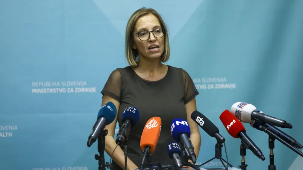  Valentina Prevolnik Rupel kandidatka za ministrico za zdravje03.10.2023 - izjava državne sekretarke Valentine Prevolnik Rupel Foto: Luka Cjuha