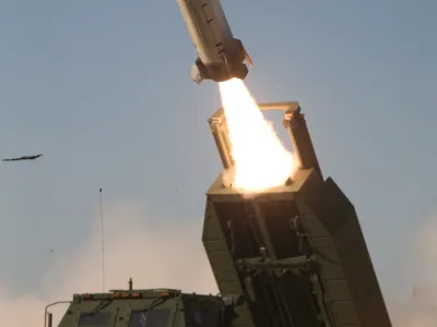 Handout photo shows Handout photo shows field artillery soldiers test-fire the modernized Army Tactical Missile System (ATACMS) at White Sands Missile Range, NM, USA in June 2017. President Biden signaled his openness Wednesday to sending Ukraine long-range missiles following the completion of a two-day summit of NATO leaders in the Baltic state of Lithuania. With a range of roughly 190 miles, MGM-140 ATACMS are capable of striking both Russia and the Crimean Peninsula, which Moscow has occupied since 2014. Photo by U.S. Army via ABACAPRESS.COM