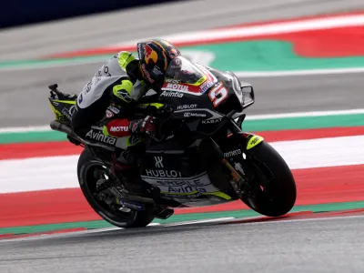 ﻿FILE PHOTO: MotoGP - Austrian Grand Prix - Red Bull Ring, Spielberg, Austria - August 15, 2020  Reale Avintia Racing's Johann Zarco during qualifying  REUTERS/Lisi Niesner/File Photo