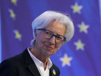 FILE PHOTO: President of European Central Bank Christine Lagarde addresses a news conference following the meeting of the Governing Council's monetary in Frankfurt, Germany March 10, 2022. Daniel Roland/Pool via REUTERS/File Photo