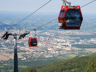 ﻿Mariborsko Pohorje, Pohorska vzpenjača, poleti