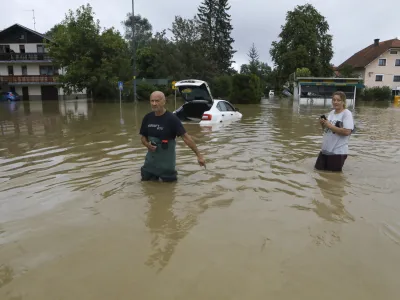 Moste pri Komendi04.08.2023 najhujše poplave v zgodovini Slovenije - slovenija pod vodo - poplavaFOTO: Luka Cjuha