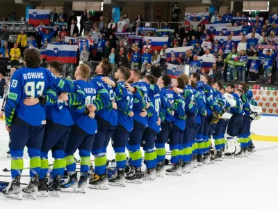 Slovenska hokejska reprezentanca se je v Bolzanu vrnila med svetovno elito. 