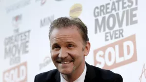 FILE - Filmmaker Morgan Spurlock arrives at the premiere of "Pom Wonderful Presents: The Greatest Movie Ever Sold" in Los Angeles on Wednesday, April 20, 2011. Spurlock, an Oscar-nominee who made food and American diets his life's work, famously eating only at McDonald's for a month to illustrate the dangers of a fast-food diet, has died. He was 53. (AP Photo/Matt Sayles, File)