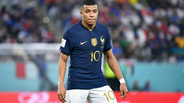 Kylian Mbappé na svetovnem prvenstvu pred dvema letoma.