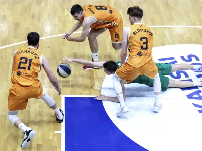 - 29. 05. 2024 - finalna tekma državnega prvenstva v košarki med Helios Domžale in Cedevita Olimpija - Olimpija je osvojila naslov državnega prvaka //FOTO: Jaka Gasar