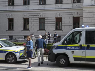 - 17. 05. 2024 - simbolična fotografija - sodišče, policija, gasilci //FOTO: Jaka Gasar