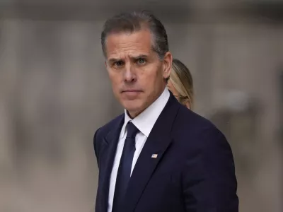 Hunter Biden departs from federal court, Tuesday, June 4, 2024, in Wilmington, Del. (AP Photo/Matt Slocum)