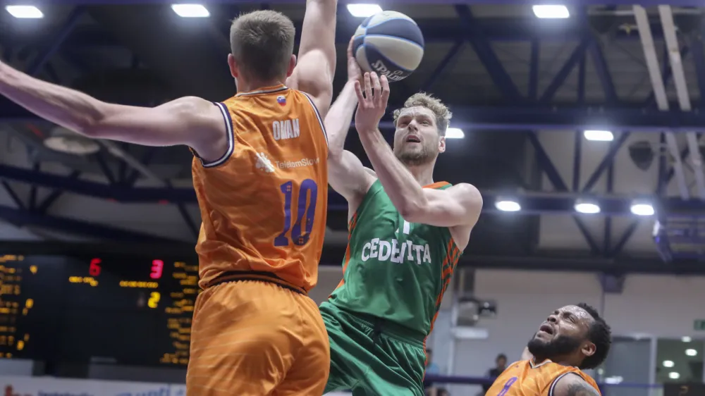 Jaka Blažič- 25.05.2022 – šport - košarka - 1. tekma finala državnega prvenstva v košarki med Helios Domžale in Cedevita Olimpija /FOTO: Jaka Gasar