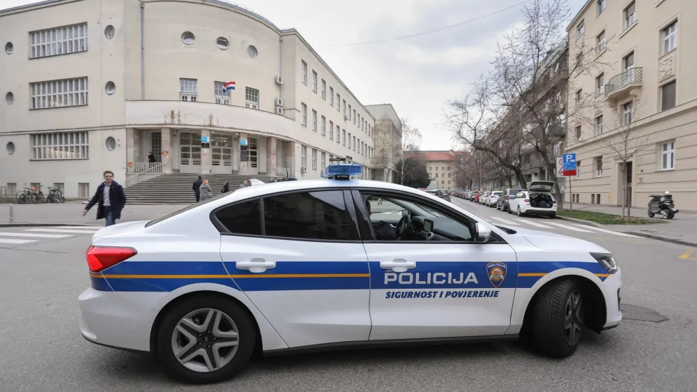 06.03.2023., Zagreb - Konferencija za medije povodom incidenta u XVI. gimnaziji u Krizanicevoj ulici. Photo: Tomislav Miletic/PIXSELL