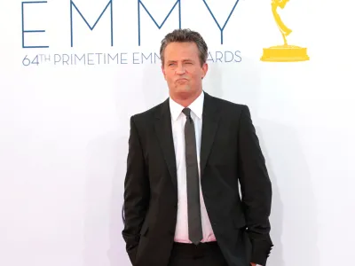 FILE PHOTO: Actor Matthew Perry arrives at the 64th Primetime Emmy Awards in Los Angeles September 23, 2012. REUTERS/Mario Anzuoni/File Photo