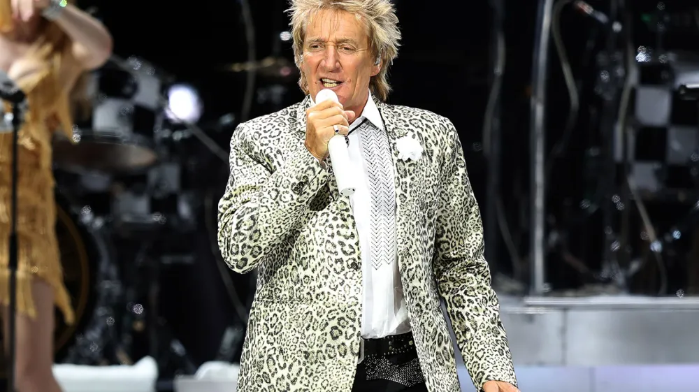 ﻿6/23/2016 - Rod Stewart performs at the Nottingham Motorpoint Arena. (Photo by PA Images/Sipa USA)