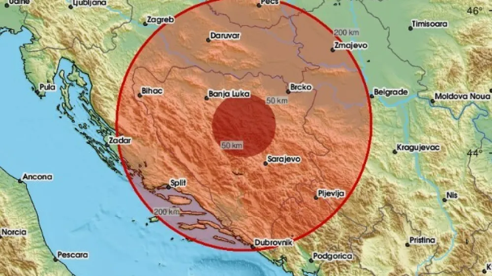 Potres v BIH