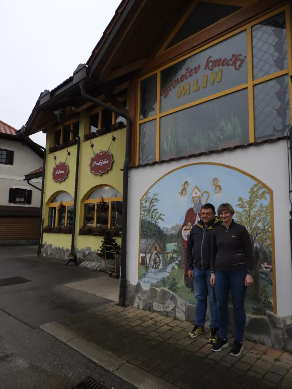 Marjana in Boštjan Kolenc Brinečev mlin / Foto: Katja Petrovec