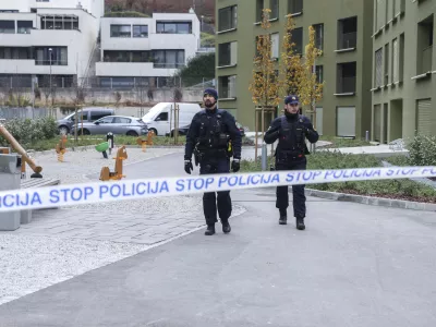 - 06.12.2024 - Policijske preiskave na območju Črnuč, povezane z mafijskim umorom na Poti za Brdom v Ljubljani//FOTO: Jaka Gasar