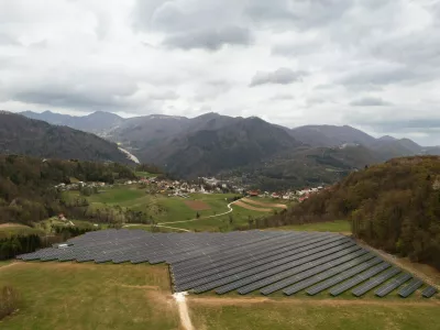 Prapretno.Največja sončna elektrarna v Sloveniji.Foto: Ziga Intihar