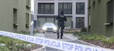 - 06.12.2024 - Policijske preiskave na območju Črnuč, povezane z mafijskim umorom na Poti za Brdom v Ljubljani//FOTO: Jaka Gasar