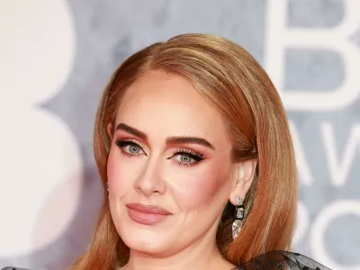 2PM7RKY Adele attends The BRIT Awards 2022 at the O2 arena in London.