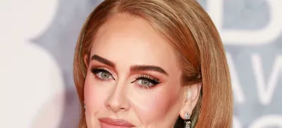 2PM7RKY Adele attends The BRIT Awards 2022 at the O2 arena in London.