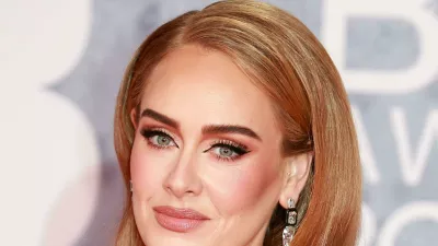 2PM7RKY Adele attends The BRIT Awards 2022 at the O2 arena in London.