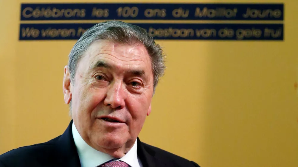 ﻿Former Belgian cycling champion Eddy Merckx attends the presentation of the Grand Depart of the 2019 Tour de France cycling race in Brussels, Belgium, January 16, 2018. REUTERS/Francois Lenoir