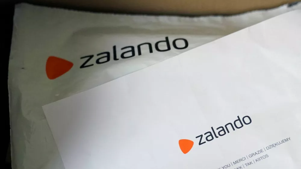 FILE PHOTO: Zalando packaging from an online delivery is seen discarded in a cardboard box in Galway, Ireland, August 27, 2020. Picture taken August 27, 2020. REUTERS/Clodagh Kilcoyne/File Photo