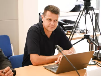 Rajko Geric - 13.07.2023 – Radiotelevizija Slovenija - Svet RTV Slovenija – seja na kateri so imenovali novega predsednika uprave RTVS; uprava - vodstvo   //FOTONik Erik Neubauer