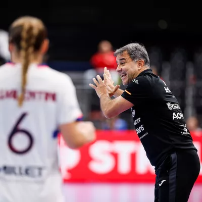 Ambrosio Jose MARTIN CEDRES, France vs Spain, Women's EHF EURO 2024, Austria, Hungary, Switzerland, 30.11.2024, Mandatory Credit © Nebojsa Tejic / kolektiff