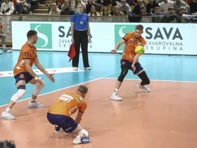 Janž Kržič22.11.2024 - odbojka tekma ACH Volley - PGE Projekt VaršavaFOTO: LUKA CJUHA