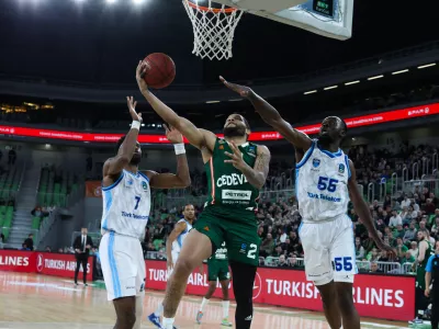 - Jones Devante,- 18.12.2024. - Košarka Cedevita Olimpija - Türk Telekom v 12. krogu evropskega pokala. //FOTO: Bojan Velikonja