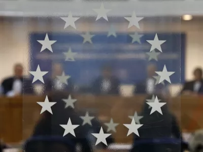 ﻿Judges of the European Court of Human Rights are seen during an hearing at the court in Strasbourg, December 3, 2013. The hearing concerns the case of two men, suspected of terrorist acts, detained in December 2002 at a CIA secret detention site in Poland at which they say illegal interrogation methods were used. Both men are currently detained at the Guantanamo Bay U.S. Naval Base in Cuba. REUTERS/Vincent Kessler (FRANCE - Tags: CRIME LAW POLITICS) - RTX161ZJ