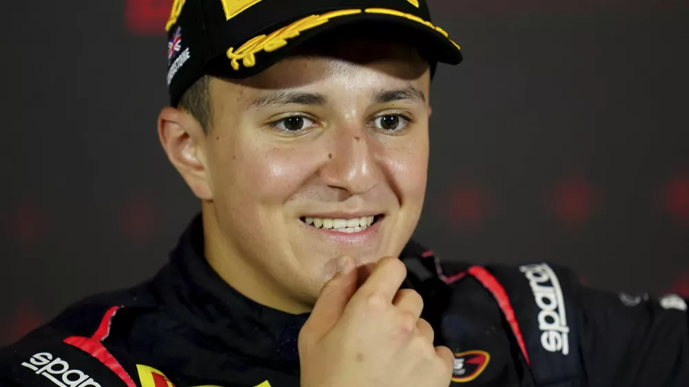 Isack Hadjar is seen in Silverstone, Britain, July 7, 2024. (David Davies/PA via AP)