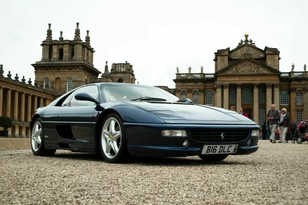 EN47JF Ferrari F355 Spider at the Ferrari Owners Club Rally at Blenheim Palace, Woodstock, Oxfordshire