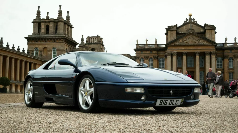 EN47JF Ferrari F355 Spider at the Ferrari Owners Club Rally at Blenheim Palace, Woodstock, Oxfordshire