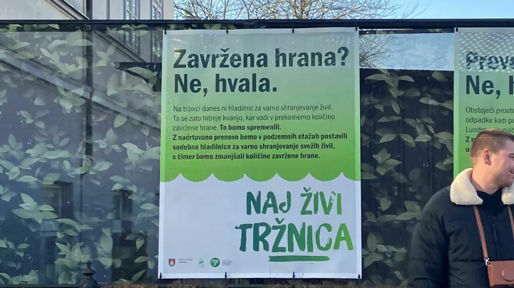 Napisi pred Ljubljansko tržnico