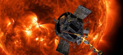 A 2018 artist's concept shows the Parker Solar Probe spacecraft flying into the Sun's outer atmosphere, called the corona, on a mission to help scientists learn more about the Sun.  NASA/Johns Hopkins APL/Steve Gribben/Handout via REUTERS THIS IMAGE HAS BEEN SUPPLIED BY A THIRD PARTY