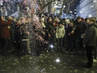 - 01.01.2025 - praznovanje novega leta - novo leto 2025//FOTO: Jaka Gasar