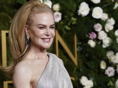 Nicole Kidman arrives at the 82nd Golden Globes on Sunday, Jan. 5, 2025, at the Beverly Hilton in Beverly Hills, Calif. (Photo by Jordan Strauss/Invision/AP)