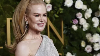 Nicole Kidman arrives at the 82nd Golden Globes on Sunday, Jan. 5, 2025, at the Beverly Hilton in Beverly Hills, Calif. (Photo by Jordan Strauss/Invision/AP)