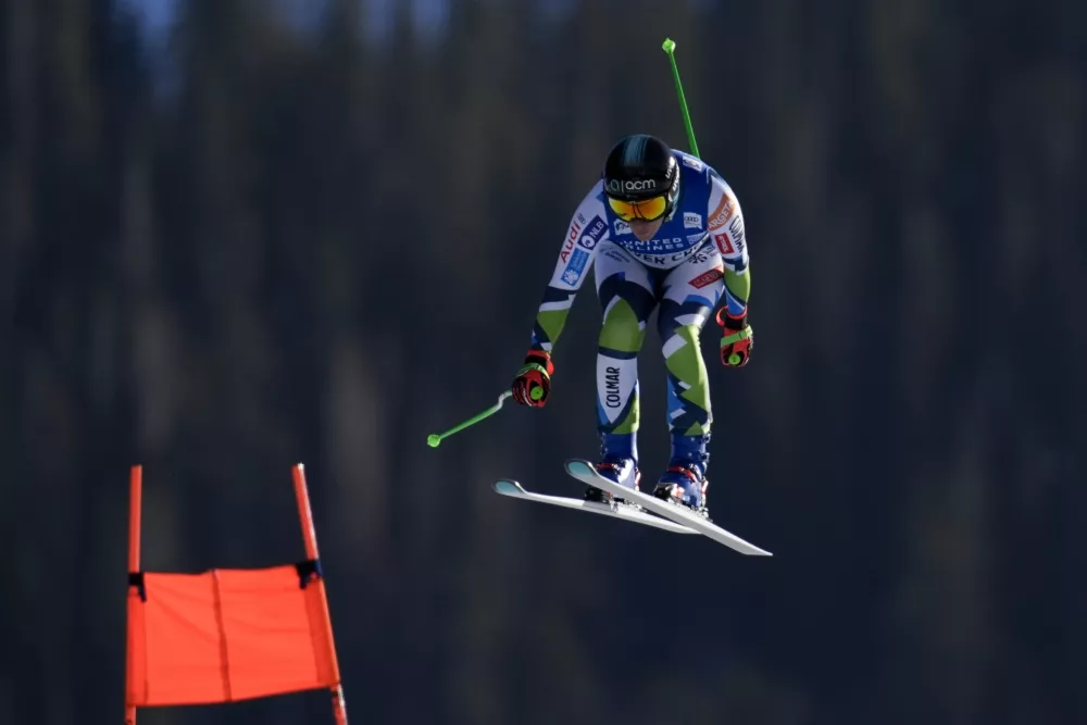 Najhitrejšo Slovenko na smučeh Ilko Štuhec čaka pester januar. Foto: AP