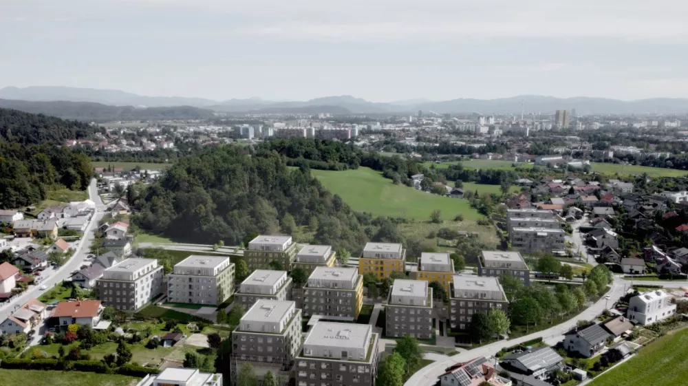 Republiški stanovanjski sklad pričakuje, da bo pred koncem leta začel prvo fazo gradnje stanovanjske soseske v Podutiku. Foto: SSRS