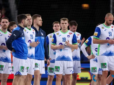 10.01.2025., Arena Zagreb, Zagreb - Prijateljska rukometna utakmica uoci Svjetskog rukometnog prvenstva 2025., Hrvatska - Slovenija. Stas Slatinek Jovicic Photo: Igor Kralj/PIXSELL