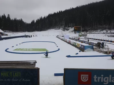 - Stadion Pokljuka,- 07.02.2025. - Trening slovenske Biatlon reprezentance.//FOTO: Bojan Velikonja