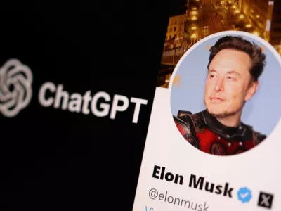 Elon Musk profile picture and ChatGPT logo are seen in this illustration taken, June 11, 2024. REUTERS/Dado Ruvic/Illustration