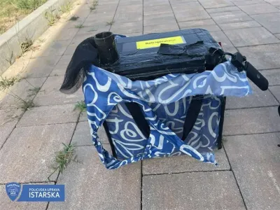 Nemca sta v kampu v Rovinju z ročno izdelano kamero, skrito v hladilni skrinji, na plaži snemala otroke. pedofilija, Hrvaška, Rovinj, Istrska policijska uprava, snemanje otrok