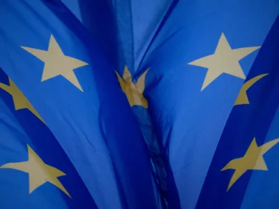 FILED - 03 June 2024, Berlin: An European Union flag flies in the wind. Photo: Sebastian Gollnow/dpa