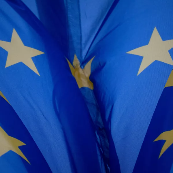 FILED - 03 June 2024, Berlin: An European Union flag flies in the wind. Photo: Sebastian Gollnow/dpa