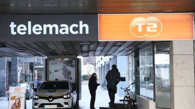 ﻿- 13.03.2018 – mobilni operater Telemach in T2 – poslovalnica v Ljubljani //FOTO: Tomaž Skale